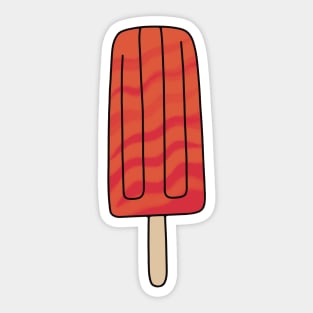 Summer Popsicle Illustration Sticker